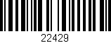 Código de barras (EAN, GTIN, SKU, ISBN): '22429'