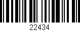 Código de barras (EAN, GTIN, SKU, ISBN): '22434'