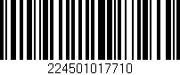 Código de barras (EAN, GTIN, SKU, ISBN): '224501017710'