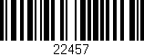 Código de barras (EAN, GTIN, SKU, ISBN): '22457'