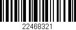 Código de barras (EAN, GTIN, SKU, ISBN): '22468321'