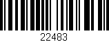 Código de barras (EAN, GTIN, SKU, ISBN): '22483'