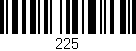 Código de barras (EAN, GTIN, SKU, ISBN): '225'
