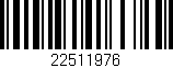 Código de barras (EAN, GTIN, SKU, ISBN): '22511976'