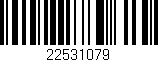Código de barras (EAN, GTIN, SKU, ISBN): '22531079'