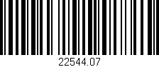Código de barras (EAN, GTIN, SKU, ISBN): '22544.07'