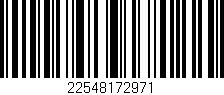 Código de barras (EAN, GTIN, SKU, ISBN): '22548172971'