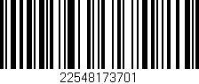 Código de barras (EAN, GTIN, SKU, ISBN): '22548173701'