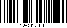 Código de barras (EAN, GTIN, SKU, ISBN): '22548223031'