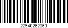 Código de barras (EAN, GTIN, SKU, ISBN): '22548262863'