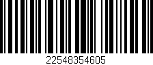 Código de barras (EAN, GTIN, SKU, ISBN): '22548354605'