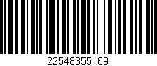Código de barras (EAN, GTIN, SKU, ISBN): '22548355169'