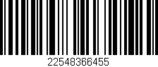 Código de barras (EAN, GTIN, SKU, ISBN): '22548366455'