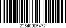 Código de barras (EAN, GTIN, SKU, ISBN): '22548386477'