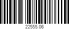 Código de barras (EAN, GTIN, SKU, ISBN): '22555.06'