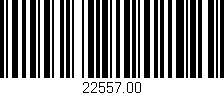Código de barras (EAN, GTIN, SKU, ISBN): '22557.00'