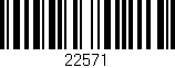 Código de barras (EAN, GTIN, SKU, ISBN): '22571'
