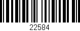 Código de barras (EAN, GTIN, SKU, ISBN): '22584'