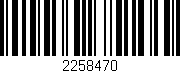 Código de barras (EAN, GTIN, SKU, ISBN): '2258470'