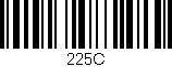 Código de barras (EAN, GTIN, SKU, ISBN): '225C'