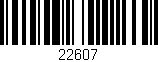 Código de barras (EAN, GTIN, SKU, ISBN): '22607'
