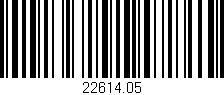 Código de barras (EAN, GTIN, SKU, ISBN): '22614.05'
