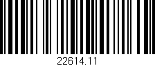 Código de barras (EAN, GTIN, SKU, ISBN): '22614.11'