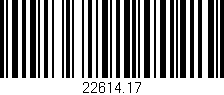 Código de barras (EAN, GTIN, SKU, ISBN): '22614.17'