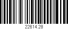 Código de barras (EAN, GTIN, SKU, ISBN): '22614.28'