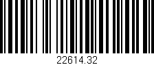 Código de barras (EAN, GTIN, SKU, ISBN): '22614.32'
