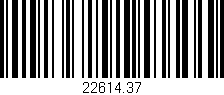 Código de barras (EAN, GTIN, SKU, ISBN): '22614.37'