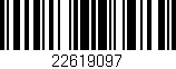 Código de barras (EAN, GTIN, SKU, ISBN): '22619097'