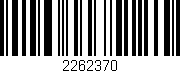 Código de barras (EAN, GTIN, SKU, ISBN): '2262370'