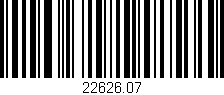 Código de barras (EAN, GTIN, SKU, ISBN): '22626.07'