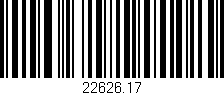 Código de barras (EAN, GTIN, SKU, ISBN): '22626.17'