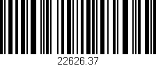 Código de barras (EAN, GTIN, SKU, ISBN): '22626.37'