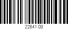 Código de barras (EAN, GTIN, SKU, ISBN): '22641.00'