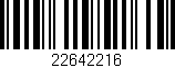 Código de barras (EAN, GTIN, SKU, ISBN): '22642216'