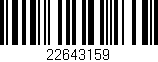 Código de barras (EAN, GTIN, SKU, ISBN): '22643159'