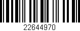 Código de barras (EAN, GTIN, SKU, ISBN): '22644970'