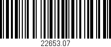 Código de barras (EAN, GTIN, SKU, ISBN): '22653.07'