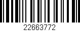 Código de barras (EAN, GTIN, SKU, ISBN): '22663772'