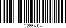 Código de barras (EAN, GTIN, SKU, ISBN): '22664.04'