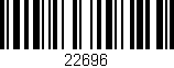 Código de barras (EAN, GTIN, SKU, ISBN): '22696'