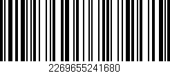 Código de barras (EAN, GTIN, SKU, ISBN): '2269655241680'