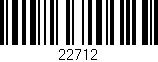Código de barras (EAN, GTIN, SKU, ISBN): '22712'