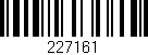 Código de barras (EAN, GTIN, SKU, ISBN): '227161'