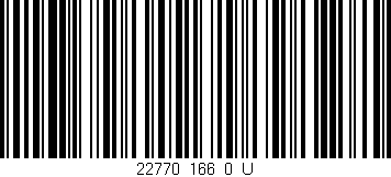 Código de barras (EAN, GTIN, SKU, ISBN): '22770_166_0_U'