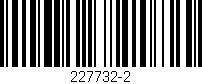 Código de barras (EAN, GTIN, SKU, ISBN): '227732-2'