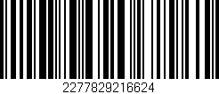Código de barras (EAN, GTIN, SKU, ISBN): '2277829216624'